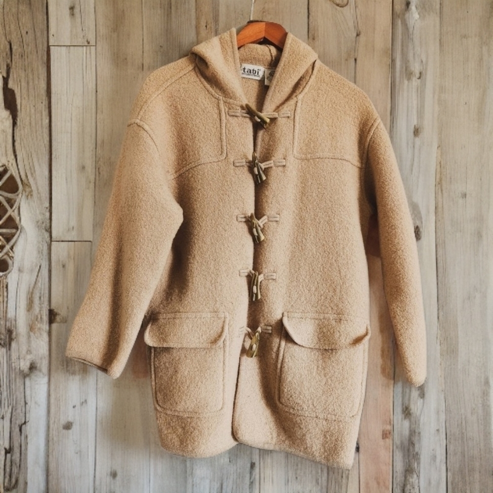 TABI Vintage Wool Duffle Coat Women's Size Large